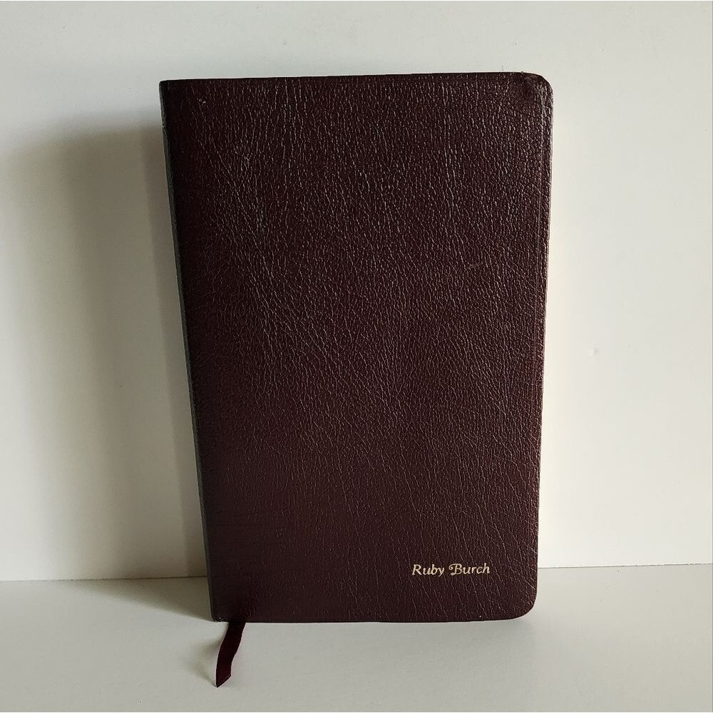 Holy Bible Slimline Edition New Living Translation Brown Leather Bible